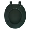 Abattant wc mousse noir 36x39cm