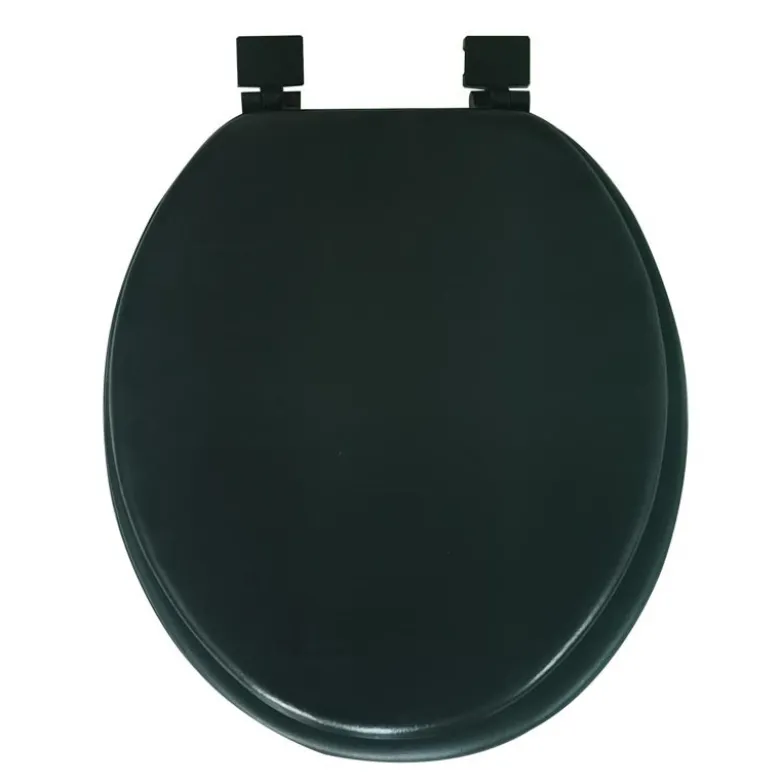 Abattant wc mousse noir 36x39cm