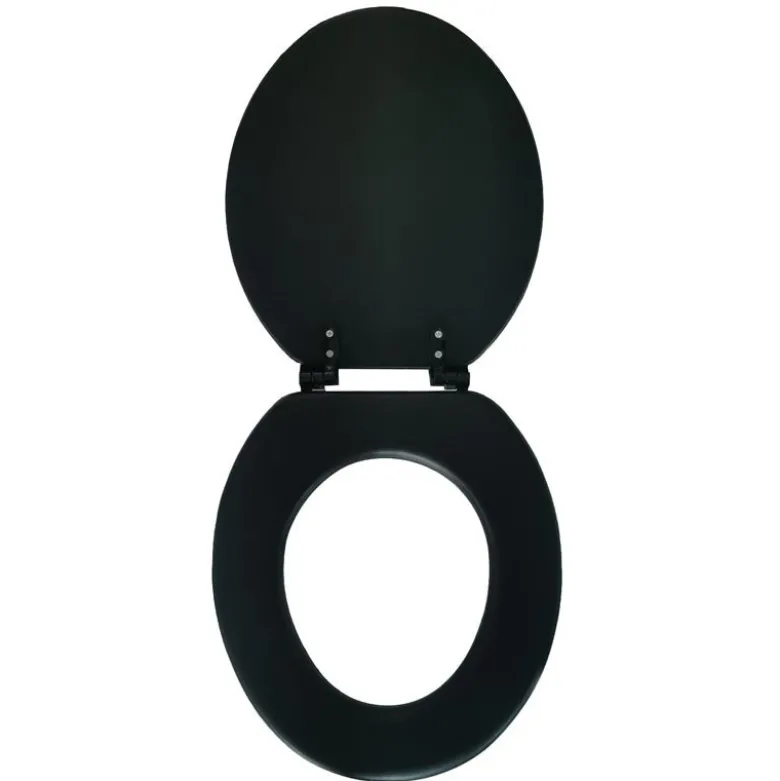 Abattant wc mousse noir 36x39cm