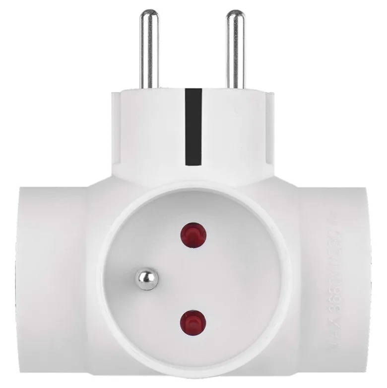 Adaptateur 3 prises laterales