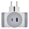 Adaptateur 2 prises usb a+c