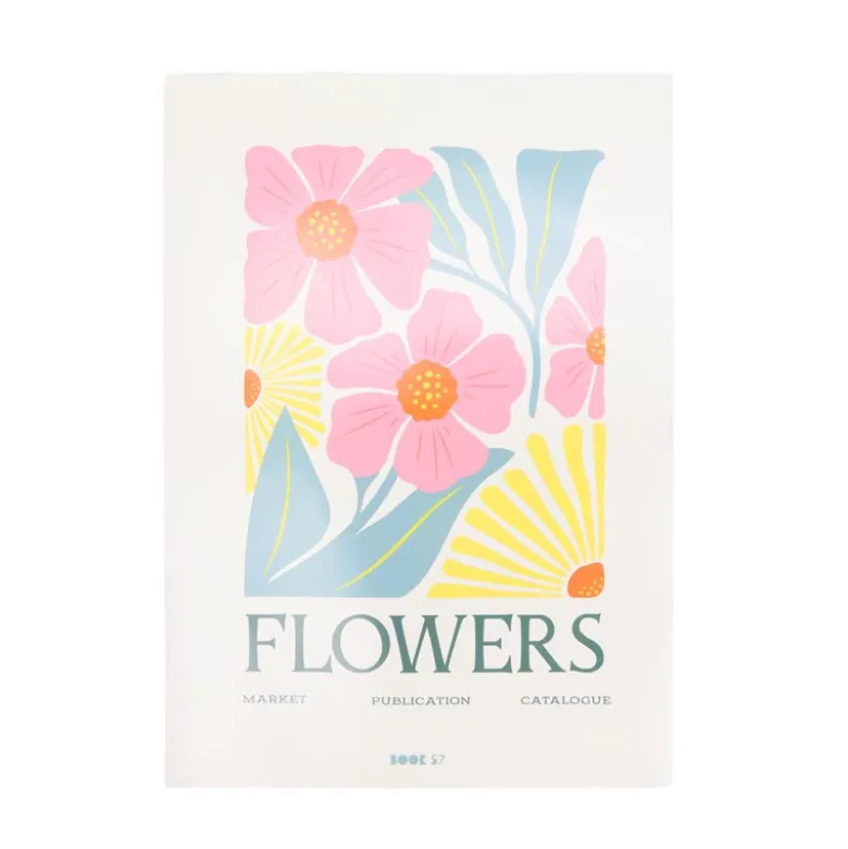 Affiche fleurs 30x40cm