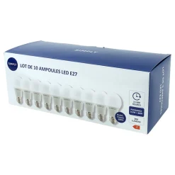 Ampoule e27 806lm simply x10