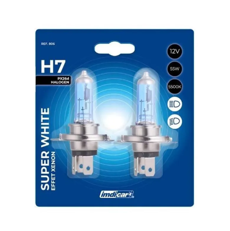 Ampoules x2 h7 superwhite