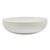 Assiette creuse bord strie d21cm