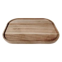 Assiette de presentation acacia