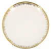 Assiette dessert bord dore d26cm