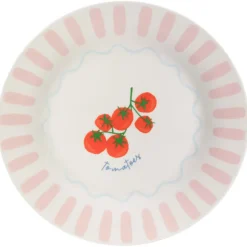 Assiette dessert tomate