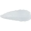 Assiette motif feuillage