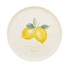Assiette plastique avec bord d26