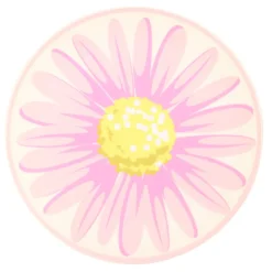 Assiette plastique d26cm garden