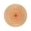 Assiette plastique d25cm orange