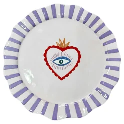 Assiette plate yucatan coeur