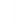 Barre bois 2.50 m d28 - noir mat