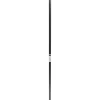 Barre bois 1.50 m d28 - noir mat