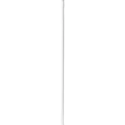 Barre de douche aluminium blanc