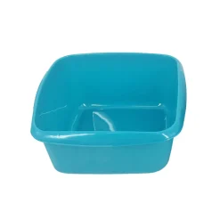 Bassine carree 8l gris bleu