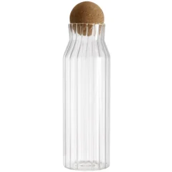 Bocal en verre bouchon boule
