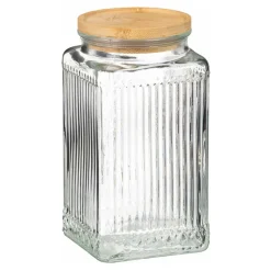 Bocal en verre strie 1l