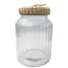 Bocal strie naturel 1l