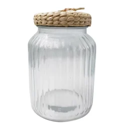 Bocal strie naturel 1l