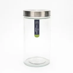 Bocal verre couvercle inox 1.2l