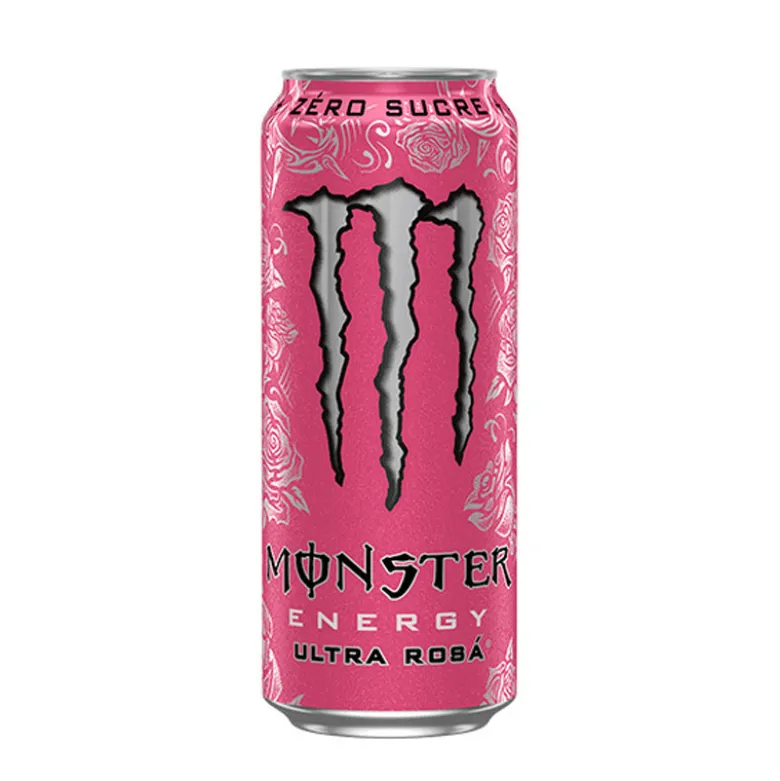 Boisson energisante ultra rosa