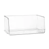 Boite empilable transparente l