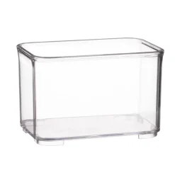 Boite empilable transparente