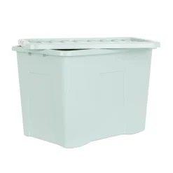 Boite 80l couvercle vert sauge