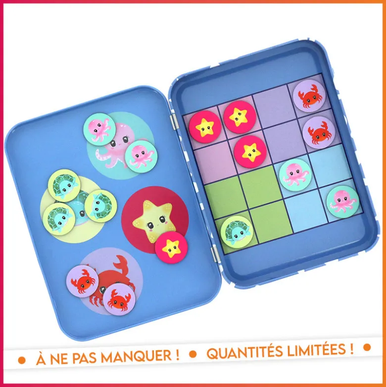 Boite metal jeu magnetique