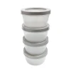 4 boites alimentaire ronde 200ml