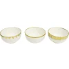 Bol blanc et lisere dore d12.4cm