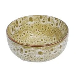 Bol creme tachete d13.9cm