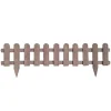 Bordure en bois gris 120 x 30cm