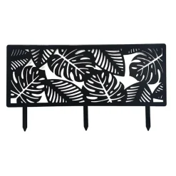 Bordure metal feuillage 28cm