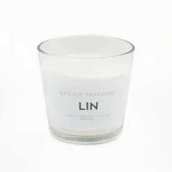 Bougie parfumee lin