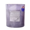 Bougie parfumee pot effet marbre