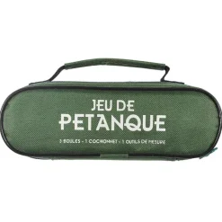 Boule de petanque avec etui