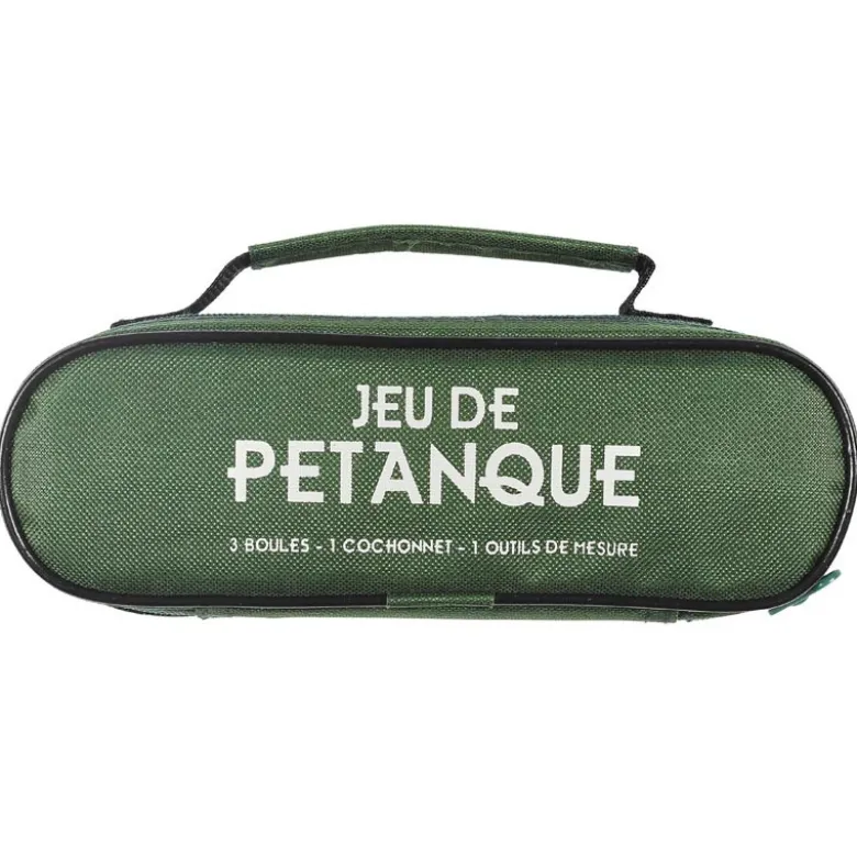 Boule de petanque avec etui