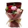 Bouquet de 5 roses artificielles