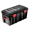 Box avec couvercle + poignee 70l