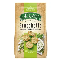 Bruschette chips creme oignon
