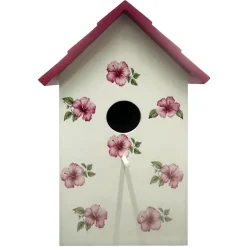 Cabane a oiseaux florale