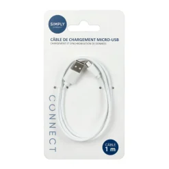 Cable usb a to micro 1 m