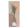Cadre deco vase fleurs sechees