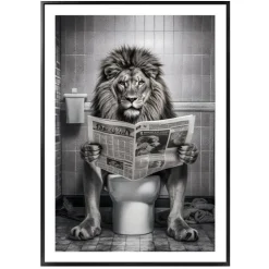 Cadre image lion