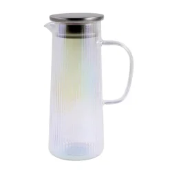 Carafe en verre avec couvercle