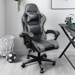 Chaise gamer noir / gris