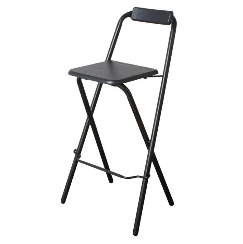 Chaise haute pliante noir